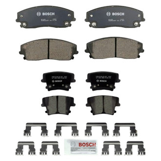Bosch® - QuietCast™ Premium Ceramic Front and Rear Disc Brake Pad Set