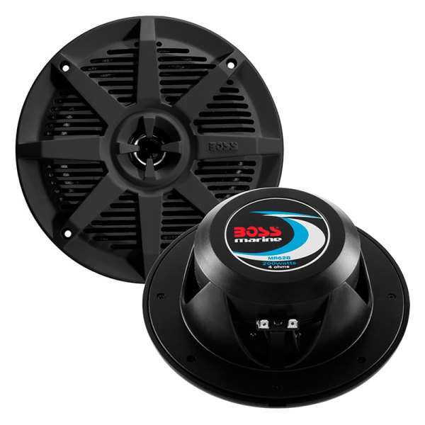 BOSS Audio® MR62B 200W 2Way 6.5" Black Flush Mount Speakers, Pair