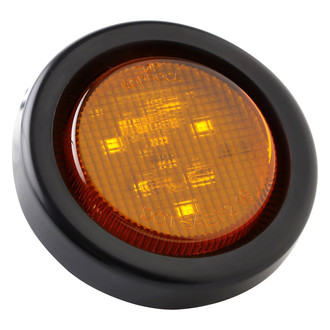 Boxer Tools® - 2" Round Grommet Mount LED Clearance Marker Lights