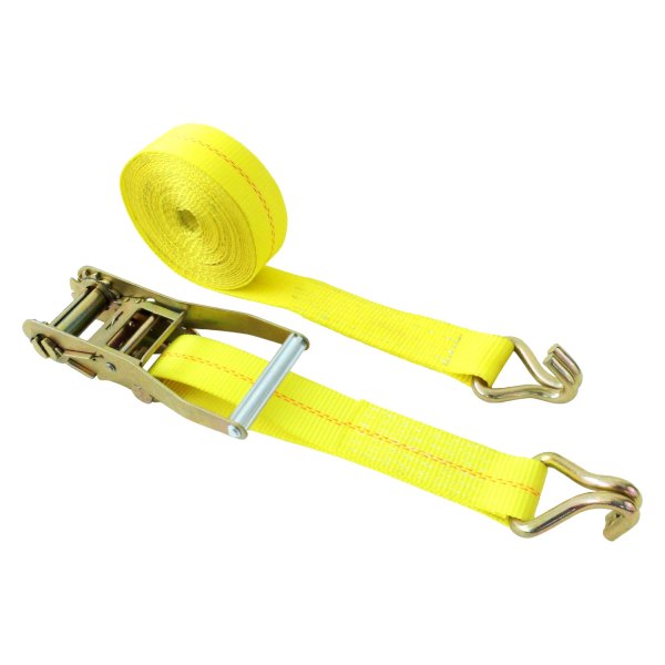 Boxer Tools® - 2" Webbing Ratchet Straps with Twin J Hooks