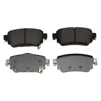 bproauto® - Semi-Metallic Front and Rear Disc Brake Pads