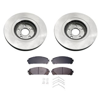 bproauto® - Front Brake Kit with Semi-Metallic Pads