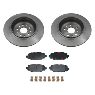 bproauto® - Rear Brake Kit with Semi-Metallic Pads