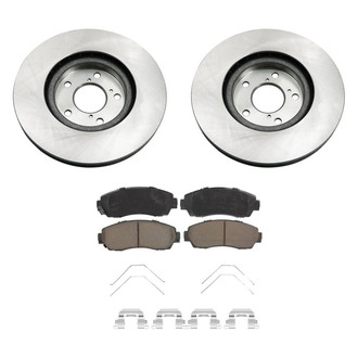 bproauto® - Front Brake Kit with Semi-Metallic Pads