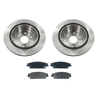 bproauto® - Rear Brake Kit with Semi-Metallic Pads