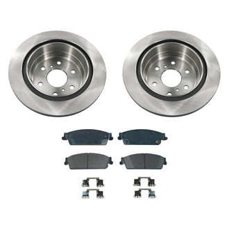 bproauto® - Rear Brake Kit with Semi-Metallic Pads