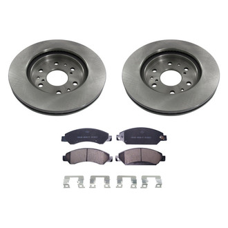 bproauto® - Front Brake Kit with Semi-Metallic Pads