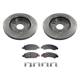 bproauto® - Front Brake Kit with Semi-Metallic Pads