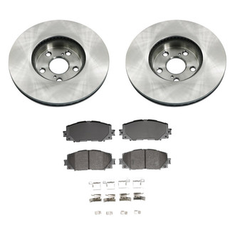 bproauto® - Front Brake Kit with Semi-Metallic Pads