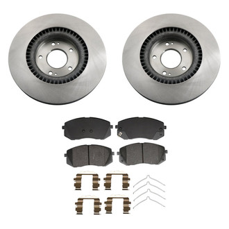 bproauto® - Front Brake Kit with Semi-Metallic Pads