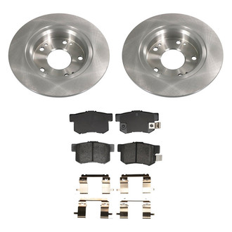 bproauto® - Rear Brake Kit with Semi-Metallic Pads