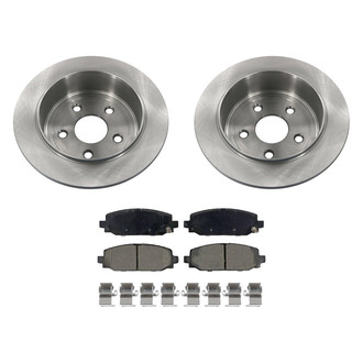 bproauto® - Rear Brake Kit with Semi-Metallic Pads