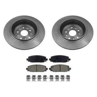bproauto® - Rear Brake Kit with Semi-Metallic Pads