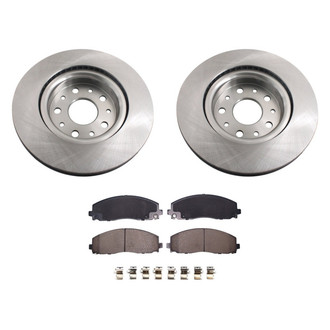 bproauto® - Front Brake Kit with Semi-Metallic Pads