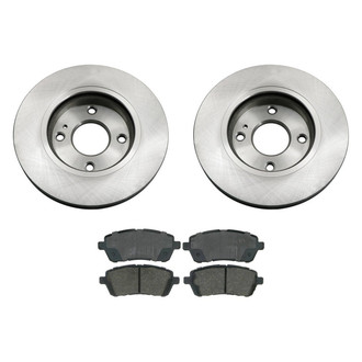 bproauto® - Front Brake Kit with Semi-Metallic Pads