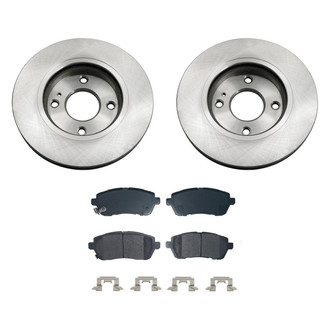 bproauto® - Front Brake Kit with Semi-Metallic Pads
