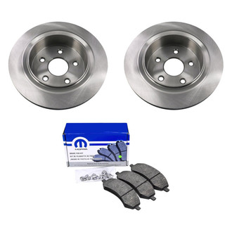 bproauto® - Rear Brake Kit with Semi-Metallic Pads