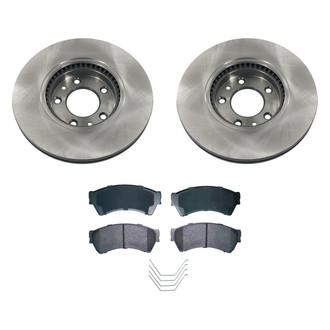 bproauto® - Front Brake Kit with Semi-Metallic Pads