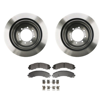 bproauto® - Rear Brake Kit with Semi-Metallic Pads