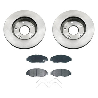 bproauto® - Front Brake Kit with Semi-Metallic Pads