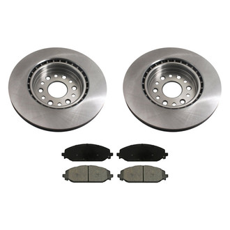 bproauto® - Front Brake Kit with Semi-Metallic Pads