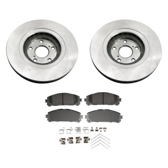 bproauto® - Front Brake Kit with Semi-Metallic Pads