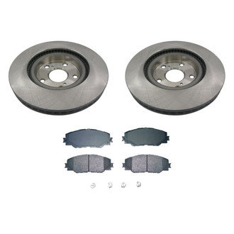 bproauto® - Front Brake Kit with Semi-Metallic Pads