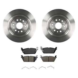 bproauto® - Rear Brake Kit with Semi-Metallic Pads