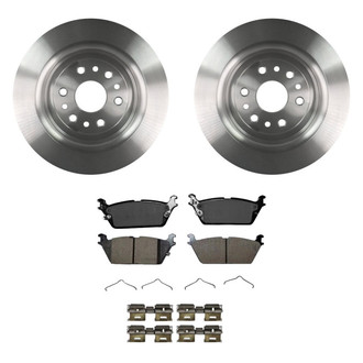 bproauto® - Rear Brake Kit with Semi-Metallic Pads