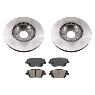 bproauto® - Front Brake Kit with Semi-Metallic Pads