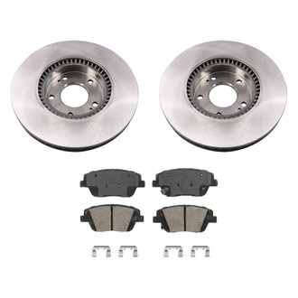 bproauto® - Front Brake Kit with Semi-Metallic Pads