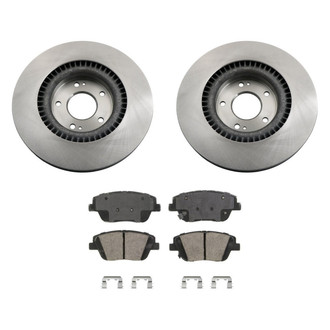 bproauto® - Front Brake Kit with Semi-Metallic Pads