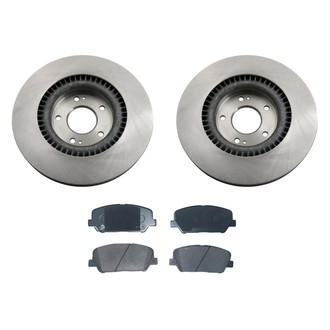 bproauto® - Front Brake Kit with Semi-Metallic Pads