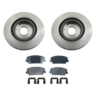 bproauto® - Front Brake Kit with Semi-Metallic Pads
