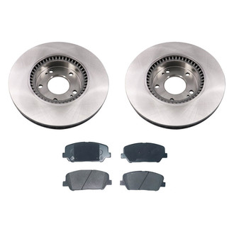 bproauto® - Front Brake Kit with Semi-Metallic Pads