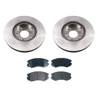bproauto® - Front Brake Kit with Semi-Metallic Pads