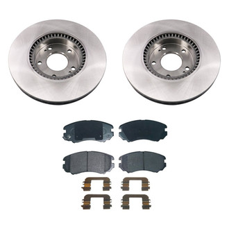bproauto® - Front Brake Kit with Semi-Metallic Pads