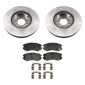 bproauto® - Front Brake Kit with Semi-Metallic Pads