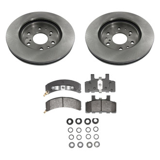 bproauto® - Front Brake Kit with Semi-Metallic Pads