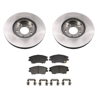 bproauto® - Front Brake Kit with Semi-Metallic Pads