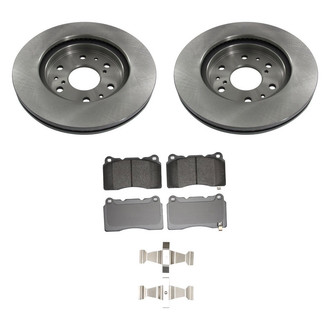 bproauto® - Front Brake Kit with Semi-Metallic Pads