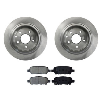 bproauto® - Rear Brake Kit with Semi-Metallic Pads