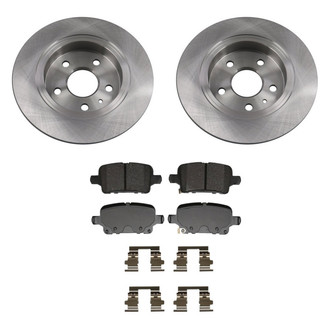 bproauto® - Rear Brake Kit with Semi-Metallic Pads