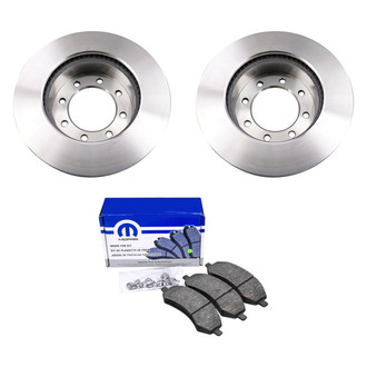 bproauto® - Front Brake Kit with Semi-Metallic Pads