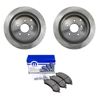 bproauto® - Rear Brake Kit with Semi-Metallic Pads