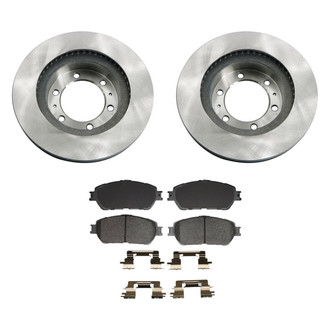 bproauto® - Front Brake Kit with Semi-Metallic Pads
