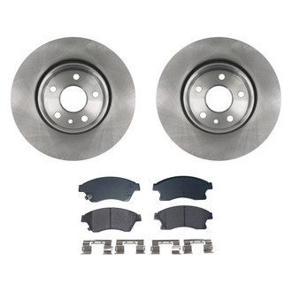bproauto® - Front Brake Kit with Semi-Metallic Pads