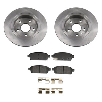 bproauto® - Rear Brake Kit with Semi-Metallic Pads