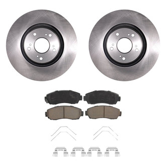 bproauto® - Front Brake Kit with Semi-Metallic Pads