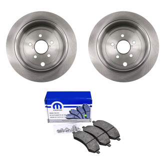 bproauto® - Rear Brake Kit with Semi-Metallic Pads
